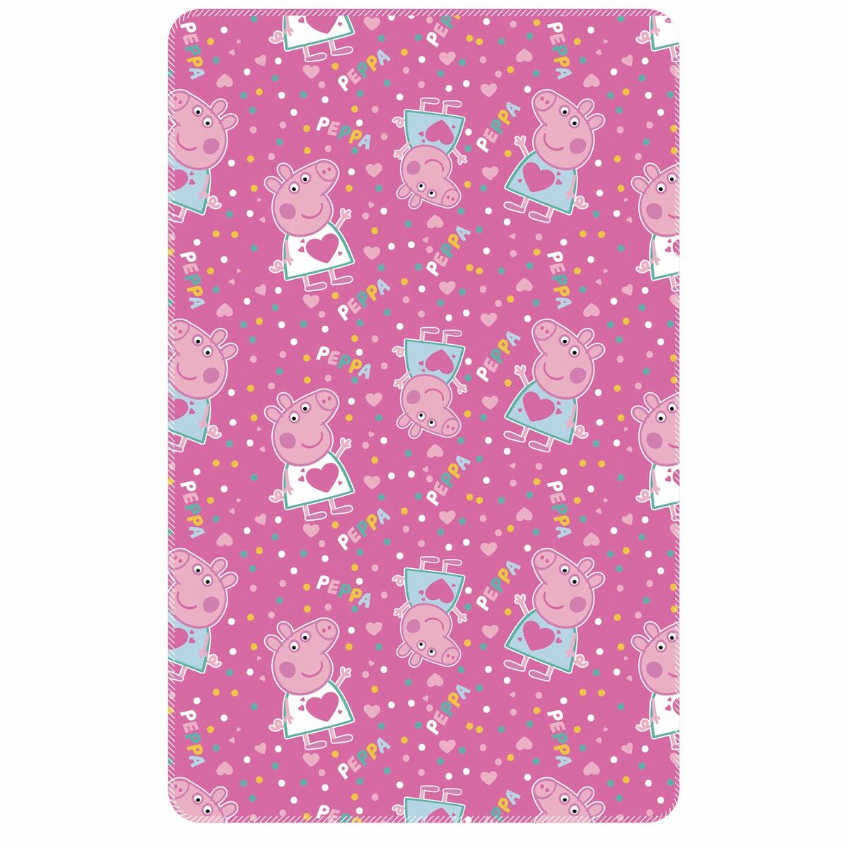 Deka Peppa Pig Cosy Corner Roza (95 x 150 cm)